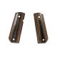 Hogue 1911 Govt. Ambidextrous Safety Cut Grip, Model Round Heel, Smooth, Lamo Camo, 45440