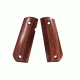 Hogue 1911 Govt. Ambidextrous Safety Cut Grip, Model Round Heel, Smooth, Pau Ferro, 45340