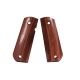 Hogue 1911 Govt. Ambidextrous Safety Cut Grip, Model Round Heel, Smooth, Pau Ferro, 45340