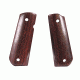 Hogue 1911 Govt. Ambidextrous Safety Cut Grip, Model Round Heel, Smooth, Rosewood, 45940