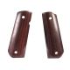Image of Hogue 1911 Govt. Ambidextrous Safety Cut Grip, Model Round Heel, Smooth, Rosewood, 45940