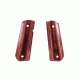 Hogue 1911 Govt. Ambidextrous Safety Cut Grip, Model Round Heel, Smooth, Rosewood Laminate, 45540