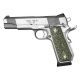 Hogue 1911 Govt. Grip, Model Bobtail, Piranha, G10 G-Mascus, Green Lava, 01928