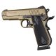 Hogue 1911 Govt. Grip, Model Round Heel, Checkered, G10, Black, 01859