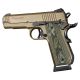 Hogue 1911 Govt. Grip, Model Round Heel, Checkered, G10 G-Mascus, Green Lava, 01858