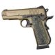 Hogue 1911 Govt. Grip, Model Round Heel, Piranha, G10 G-Mascus, Green Lava, 01828