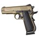 Hogue 1911 Govt. Grip, Model Round Heel, Smooth, G10, Black, 01849