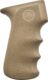 Hogue AK-47/AK-74 Rubber Gun Grip with Finger Grooves Desert Tan 74003