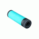 Hogue AR-15/M-16 Free Float Forend with Aqua Gripping Area, Aqua, Carbine 13414