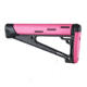 Hogue AR-15/M-16 OverMolded Fixed Buttstock - Fits A2 Buffer Tube, Pink, 15741