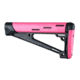 Hogue AR-15/M-16 OverMolded Fixed Buttstock - Fits A2 Buffer Tube, Pink, 15741
