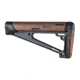 Hogue AR-15/M-16 OverMolded Fixed Buttstock - Fits A2 Buffer Tube, Red Lava, 15441