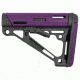 Hogue AR-15/M16 Collapsible Buttstock Purple Rubber