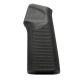 Hogue AR15/M16 15 Degree Vertical No Finger Groove Grip,Piranha Grip G10 Solid Black 13129