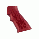 Hogue AR15 / M16 Flames Aluminum - Red Anodized 15132