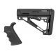 Hogue AR-15/M16 Kit - Grooved Beavertail Grip &amp; Collapsible Buttstock for Commercial Buffer Tubes