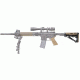 HOGUE AR15/M16 Kit, Finger Groove Beavertail Grip and OverMold Collapsible Buttstock, Fits Mil-Spec Buffer Tube, Flat Dark Earth Rubber 15356