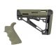 Hogue AR15/M16 Kit, Beavertail Grip and OverMold Collapsible Buttstock, Rifle, Rubber, OD Green, 15256