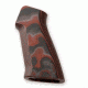 HOGUE AR15 / M16 No Finger Groove Smooth G10, G-Mascus Red Lava 13669