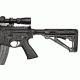 HOGUE AR15 / M16 No Finger Groove Smooth G10, Solid Black 13169