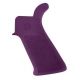 Hogue AR15/M16 Rubber Grip Beavertail w/ No Finger Grooves Purple 15036