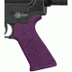 HOGUE AR15/M16 Rubber Grip Beavertail w/ No Finger Grooves Purple 15036