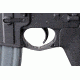 Hogue AR-15 / M-16 G10 Trigger Guard, Contoured - G-Mascus, Black/Grey, 15197