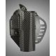 Hogue ARS Stage 1, Carry CZ P-09 Right Hand Holster CF Weave, Black 52879