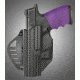 HOGUE ARS Stage 1, Carry S&amp;W M&amp;P 9MM, 40S&amp;W, 357SIG Left Hand Holster CF Weave, Black 52974