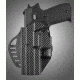HOGUE ARS Stage 1, Carry Sig Sauer P226 Left Hand Holster CF Weave, Black 52926