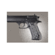Hogue Baby Eagle .40 / 9mm Jericho &amp; Uzi Eagle Checkered G-10 - G-Mascus Black/Gray 76177-BLKGRY