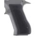 Hogue Baby Eagle .40 / 9mm Jericho &amp; Uzi Eagle Checkered G-10 - Solid Black 76179