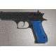 Hogue Baby Eagle 40 9mm Jericho Uzi Eagle Flames Aluminum Blue Anodized 76133