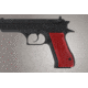 Hogue Baby Eagle 40 9mm Jericho Uzi Eagle Flames Aluminum Red Anodized 76132