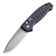 Hogue Ballista I Automatic Folding Knife, 3.5in, 154CM Stainless Steel, Drop Point Blade, Tumbled Finish, Matte Black Aluminum Handle, 64136