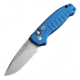 Hogue Ballista I Automatic Folding Knife, 3.5in, 154CM Stainless Steel, Drop Point Blade, Tumbled Finish, Matte Blue Aluminum Handle, 64133