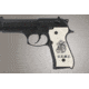 Hogue Beretta 92 Scrimshaw Ivory Polymer - Marines insignia 92030