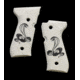 Hogue Beretta 92 Scrimshaw Ivory Polymer - Cobra Snake 92025