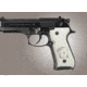 Hogue Beretta 92 Scrimshaw Ivory Polymer - Double Aces 92033