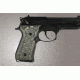 Hogue Beretta 92FS Piranha Grip G-10 - G-Mascus Black/Gray 92137-BLKGRY