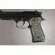 Hogue Beretta 92FS Piranha Grip G-10 - G-Mascus Black/Gray 92137-BLKGRY