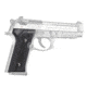 Hogue Beretta M9A3 Handgun Grip, Vertec Panels, Checkered, G10 - G-Mascus, Black/Grey, 90157