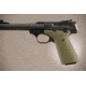 Hogue Browning Buckmark Checkered Aluminum - Matte Green Anodized 72171