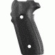 Hogue Checkered G-10 Black Grip 28179