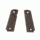 Hogue Colt&amp;1911 Government Grips, Piranha G10 G-Mascus Brown Lava 174016