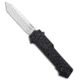 Hogue Compound OTF Automatic, 3.5in Tanto Blade - Black PVD Finish Solid Black G10 Frame - Tritium Trigger, 34021