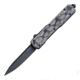 Hogue Counterstrike OTF Automatic Knife, 3.35in, Hard Anodized Aluminum, Drop-point, Dark Earth G10, Dark Earth G10, 34877