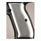 Hogue CZ-75 - CZ-85 Aluminum - Brushed Gloss Clear Anodized 75165