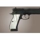 Hogue CZ-75, CZ-85 White Pearlized-Polymer 75318