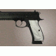 Hogue CZ-75, CZ-85 White Pearlized-Polymer 75318